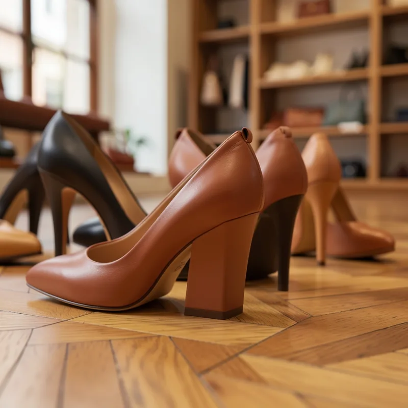 Hauteur de talon confortable femme : le bon compromis
